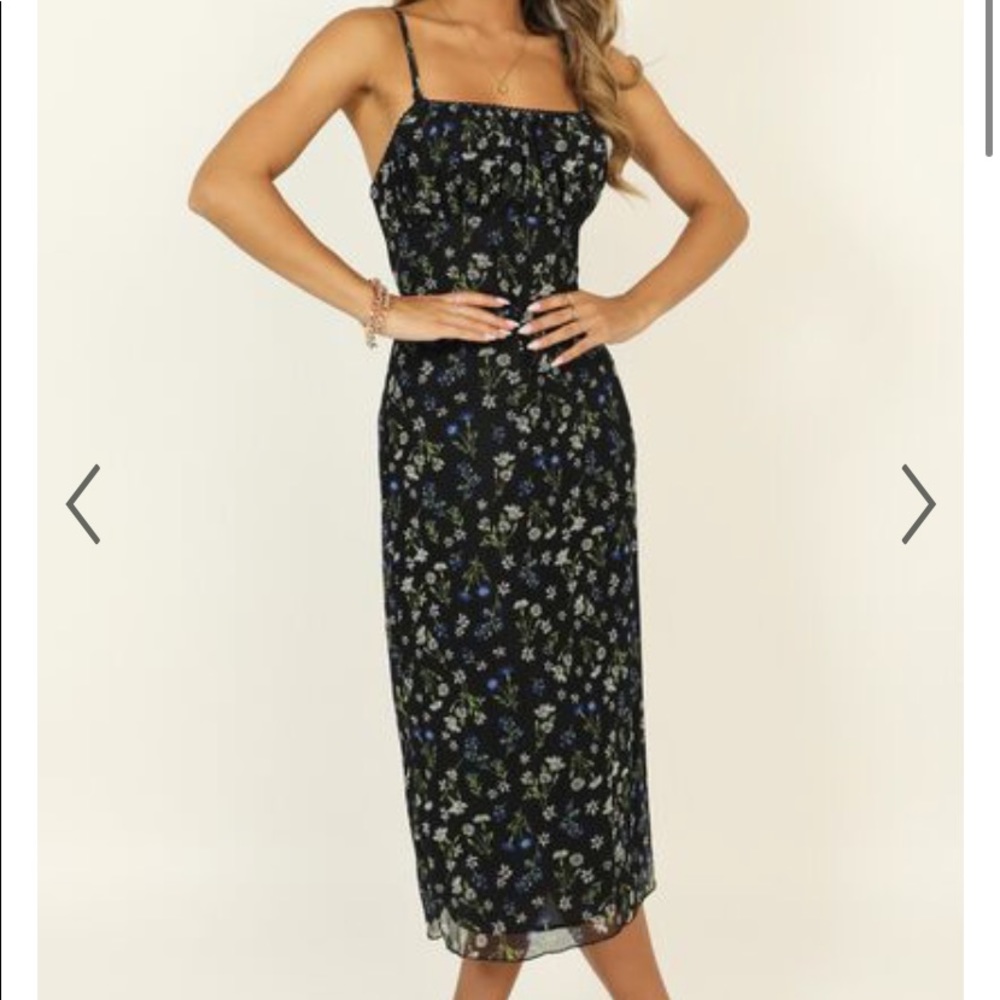 NWT Showpo Floral Arrangement Dress
